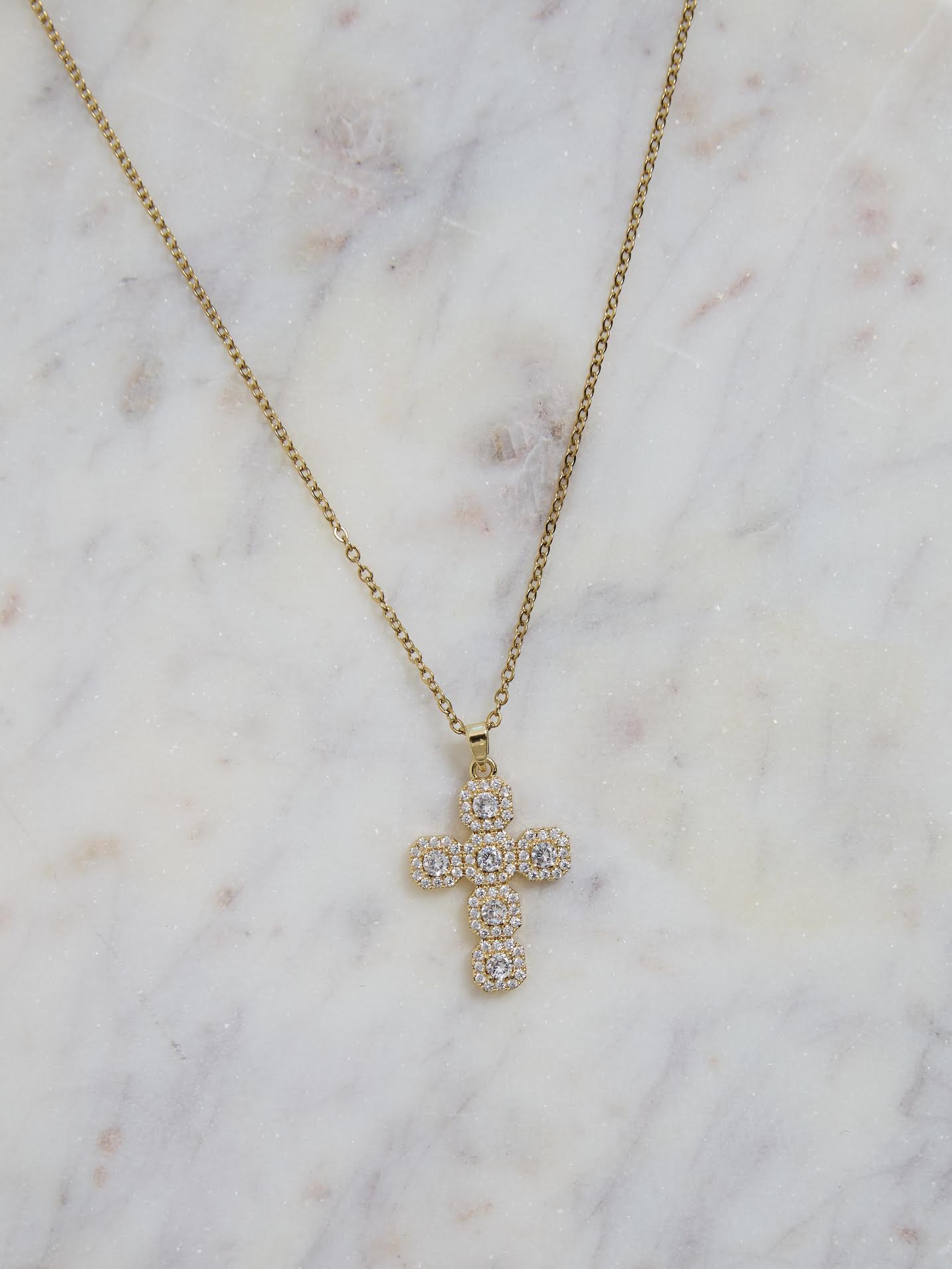 Collier Croix Calista | BE163