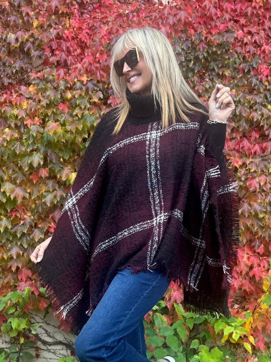 Plaid Bouclé Poncho | P201