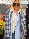 Cozy Houndstooth Blanket Scarf | SC208