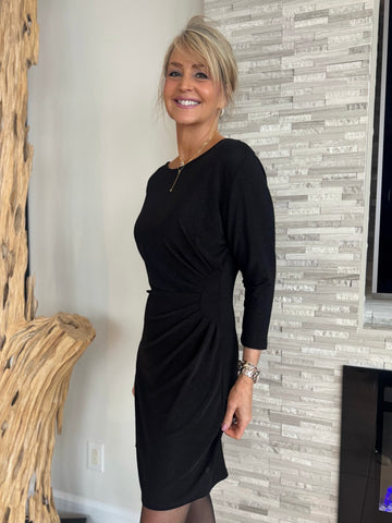 Italian Flattering Sparkle Dress | D204