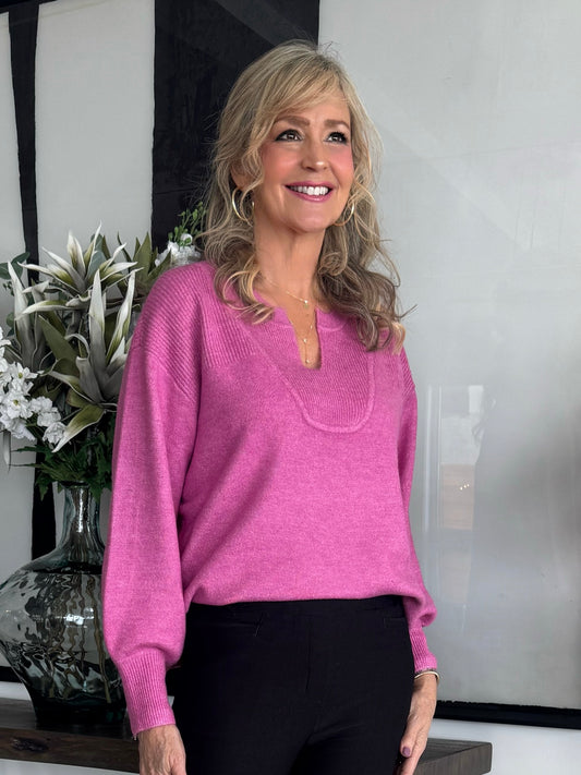 Super Soft V-Neck Top | T229