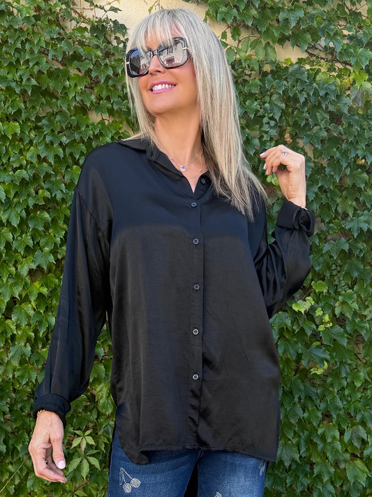 Made In Italy Oversized Must Have Boyfriend Shirt | T377
