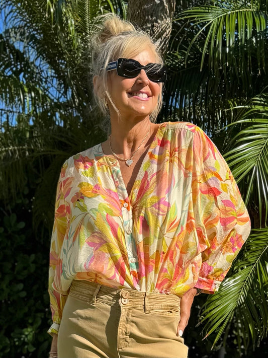 Summer Breeze Dolman Sleeve Blouse | T285