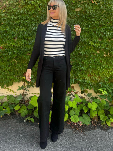 Classic Wide Leg With Rhinestones | R236