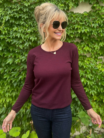 Feels Like Cashmere Long Sleeve Sweater | T217