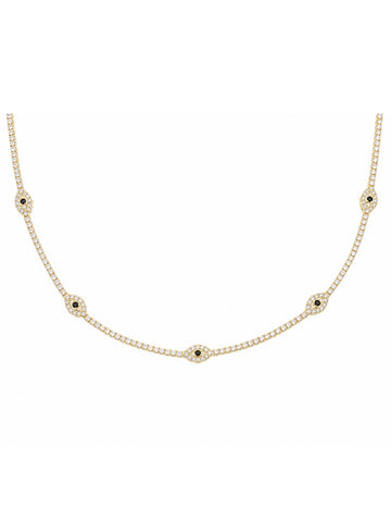 Everyday CZ Choker Necklace
