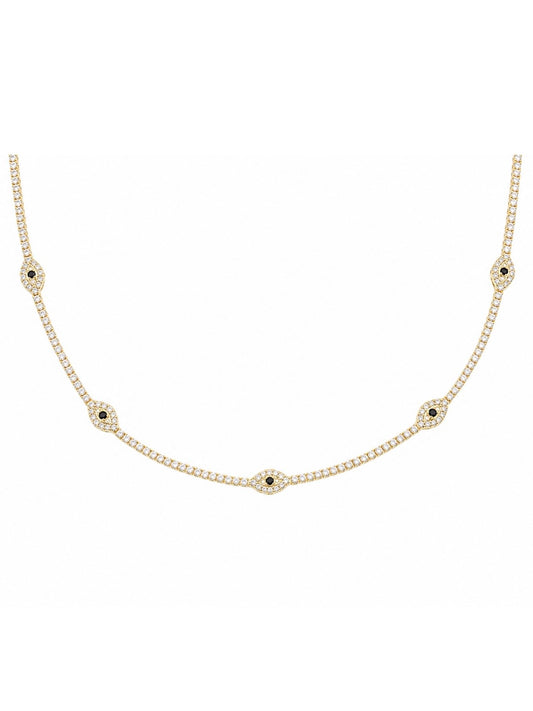 Everyday CZ Choker Necklace