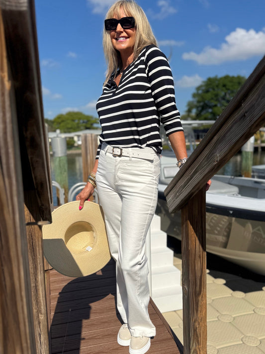 Frank Lyman Classic White Denim | JN216