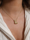 Collier avec initiales en forme de bulle | BE100