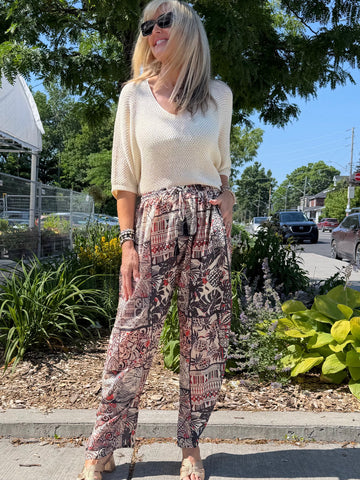 Pretty In Printed Pant | PA282
