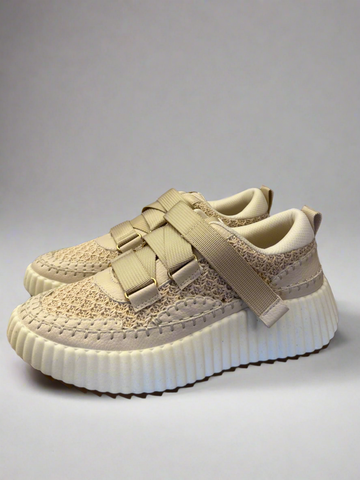 Elevated Velcro Strap Shoe | SA635