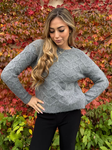 Cozy Cable Knit Sweater | SW247