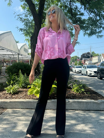 Pantalon évasé classique | R698