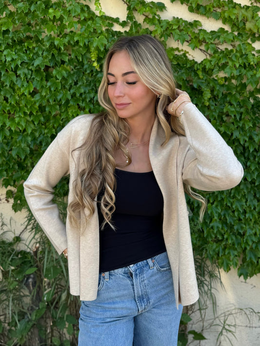 Cozy Open-Front Cardi | C200
