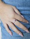 Belle Blush CZ Ring
