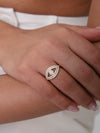 Sofia CZ Evil Eye Ring
