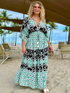 Cabo Maxi Dress With Tassel Detail | D222