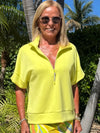 Techno Luxe Mock Neck Top | T299