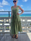 Sleeveless Boat Neck Maxi Dress | D212