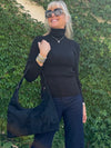 Faux Suede Shoulder Bag | BA206