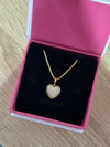 Mini CZ Heart Charm Pendant