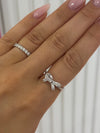 Bow Pavé CZ Ring