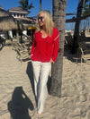 Contrast Notch Collar Sweater | SW260