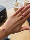 Double Belle Birthstone Bracelet