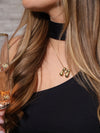 Collier avec initiales en forme de bulle | BE100