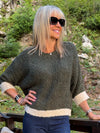 Italian Chunky Knit Contrast Sweater | SW265