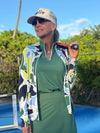 Athleisure Printed Zip-Up Jacket | JK239