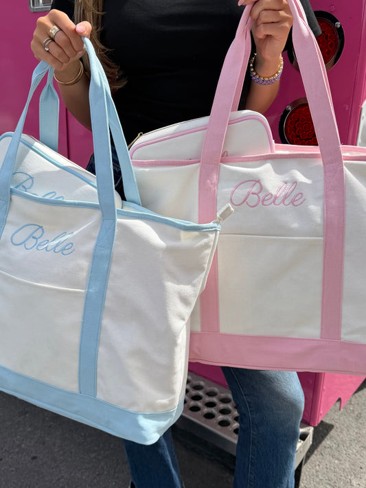 Belle Canvas Tote Bundle
