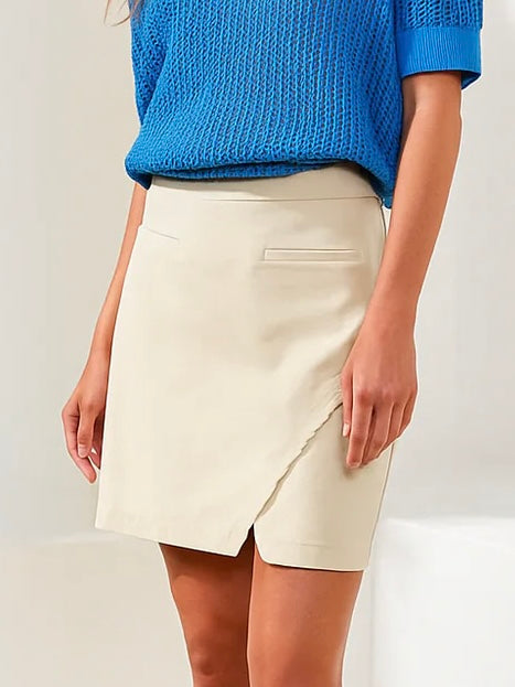 Flatten-It Faux Wrap Skort | SK216