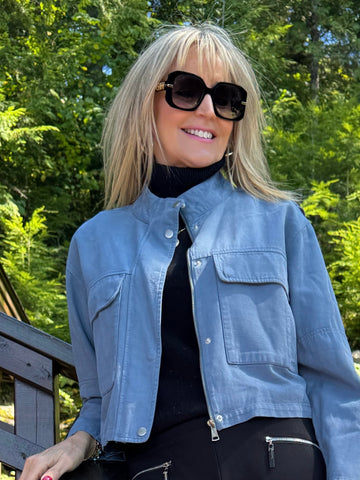 Fabulous Front-Pocket Zipper Jacket | JK208