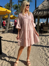100% Cotton Italian 2-Piece Swing Dress | D206