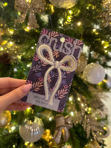 Very Demure Bow Hair Clip