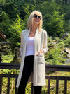 Fabulous Cardi With Cable Knit Detail | C232