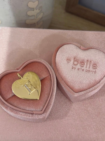 Heart Initial Pendant