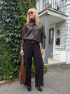 Very Chic Mock Neck Bomber Jacket | JK249