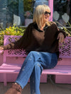 Italian Chunky Knit Oversized Boyfriend Sweater | SW270