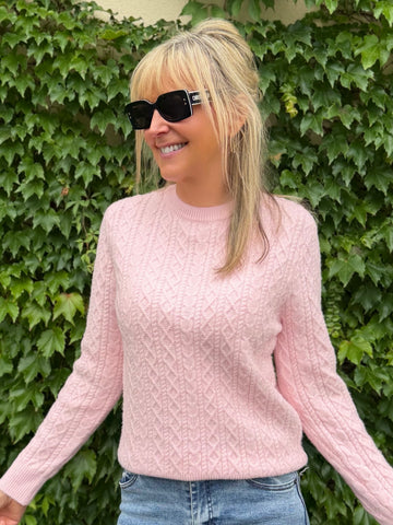 Cozy Cable Knit Sweater | SW266