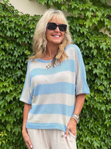 Italian Striped Top | T367