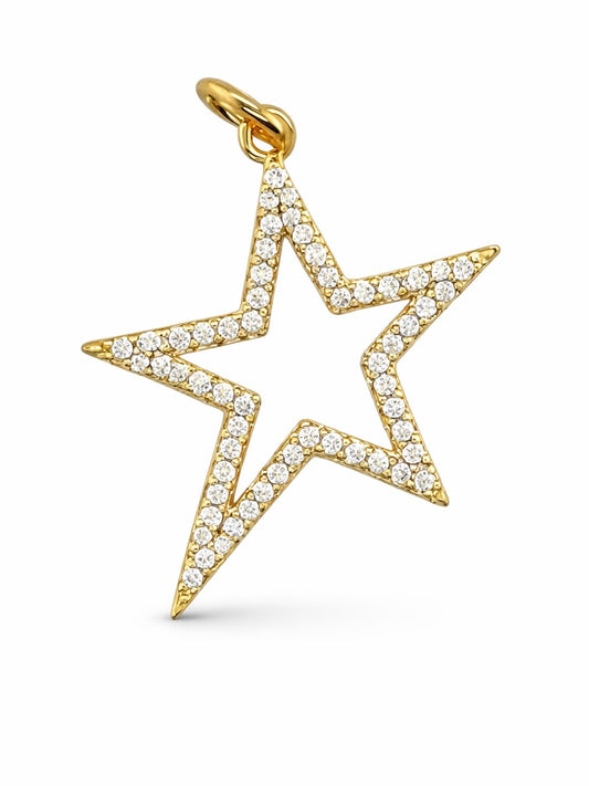 Shooting Star CZ Pendant