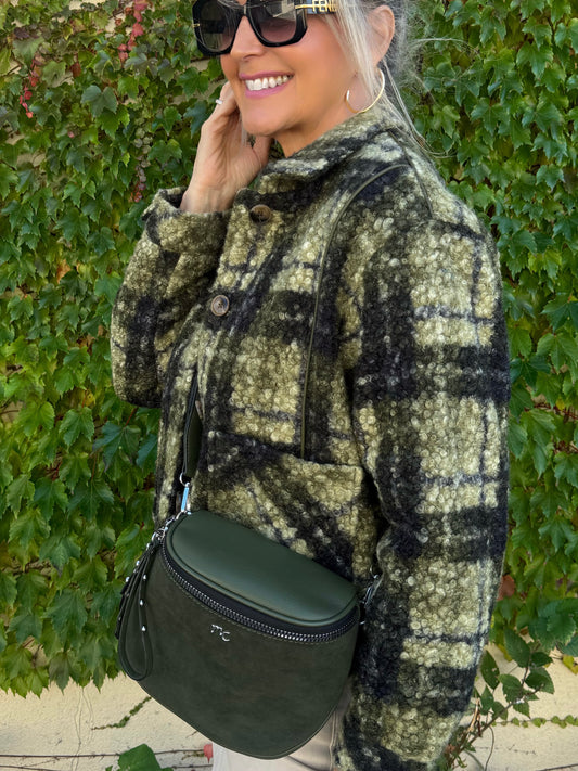 Dual Textured Crossbody Bag | BA200