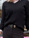 Genuine Leather 2-Tone Belt | BLT128