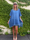 Fabulous 100% Cotton Tunic With Metallic Detail | P204