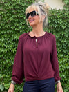 Fabulous Front Crossover Blouse | T351