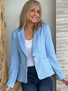 Bouclé Fitted Blazer With Notched Collar | R273