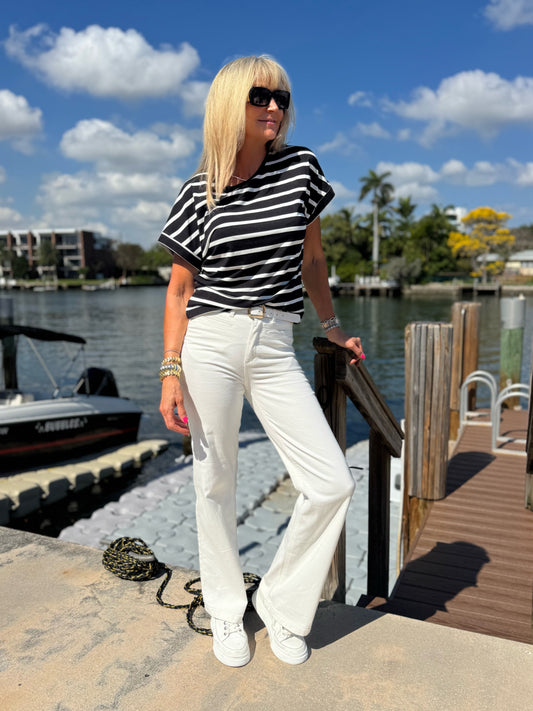 Frank Lyman Classic White Denim | JN216