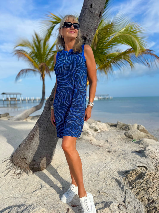Fabulous Print Athleisure Dress | D229